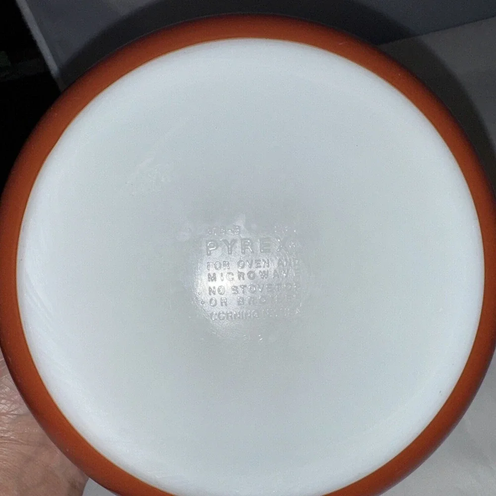 Vintage Pyrex‎ Autumn Harvest Wheat Cinderella Nesting Mixing Bowls -2